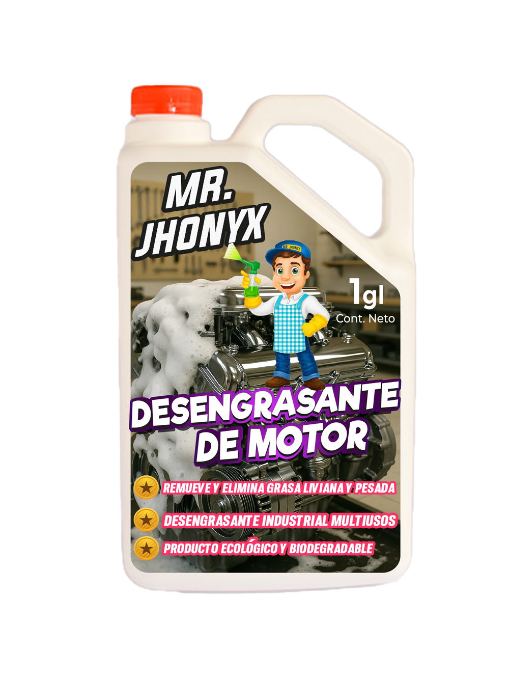 DESENGRASANTE DE MOTOR MR. JHONYX - Image 2